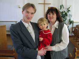 Our pastor and his family